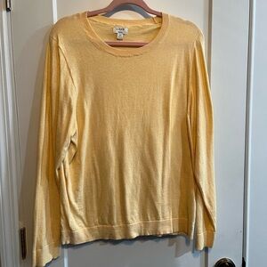 J. Crew Teddie Light Yellow Knit
